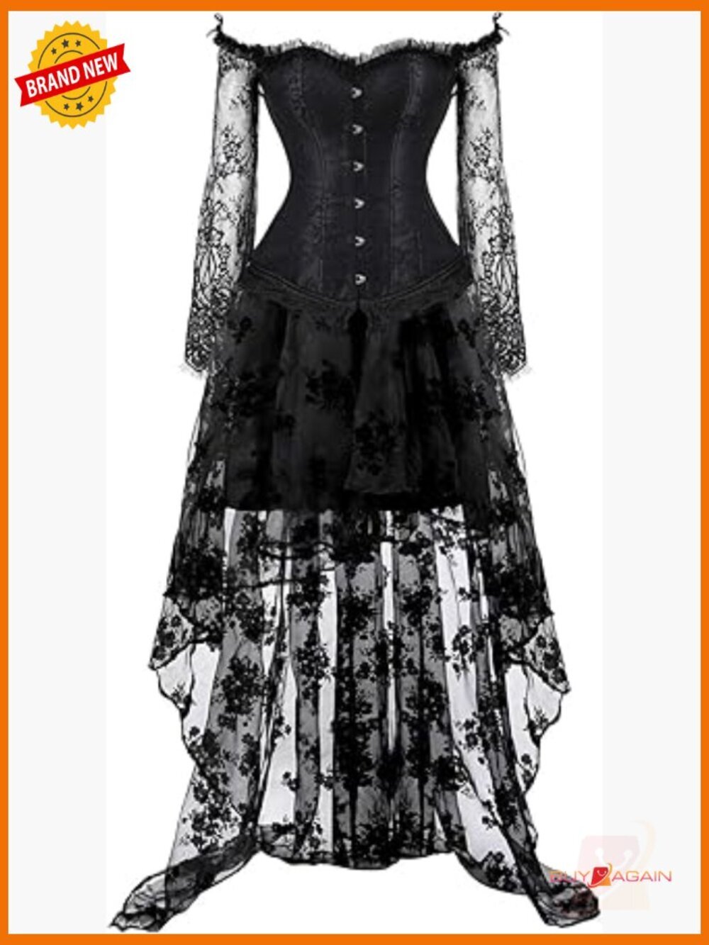 Plus Size Victorian Corset Bustier For Renaissance Costume